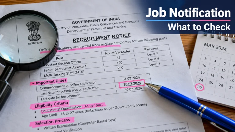 How to Read a Government Job Notification: A Complete Guide for Beginners